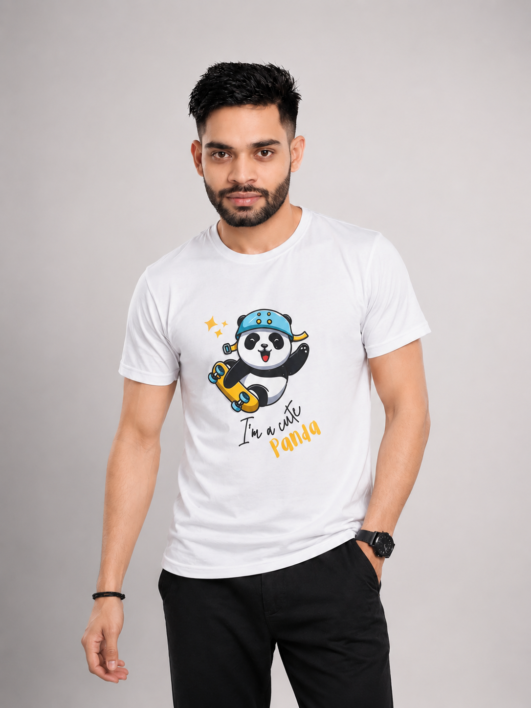 Cute Panda T Shirt - Image 2