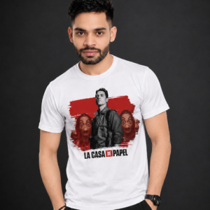 La Casa De Papel White T Shirt