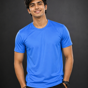 Sky Blue Round Neck T-Shirt